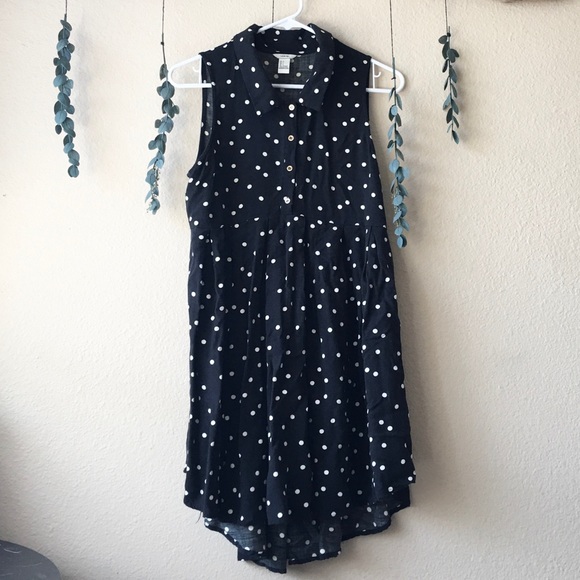 Dresses & Skirts - Polkadot Hi-Low Dress